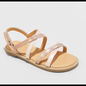 NWT CAT JACK GIRLS SANDALS TODDLER SZ 8 pink